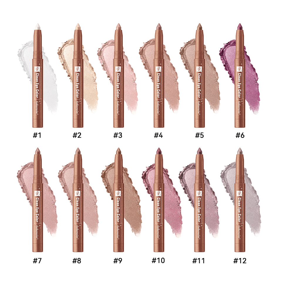 lakerain Bronze eyeshadow stick is easy to color with a high-gloss eye makeup eyeshadow Item Picture