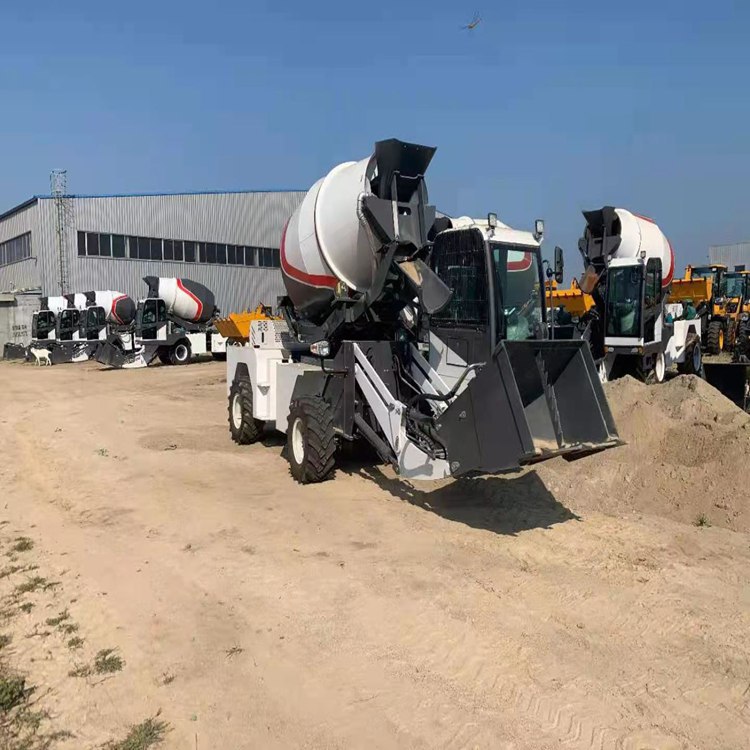 建筑工程搅拌运输罐车 前二后四小型自上料搅拌车 自装自卸搅拌