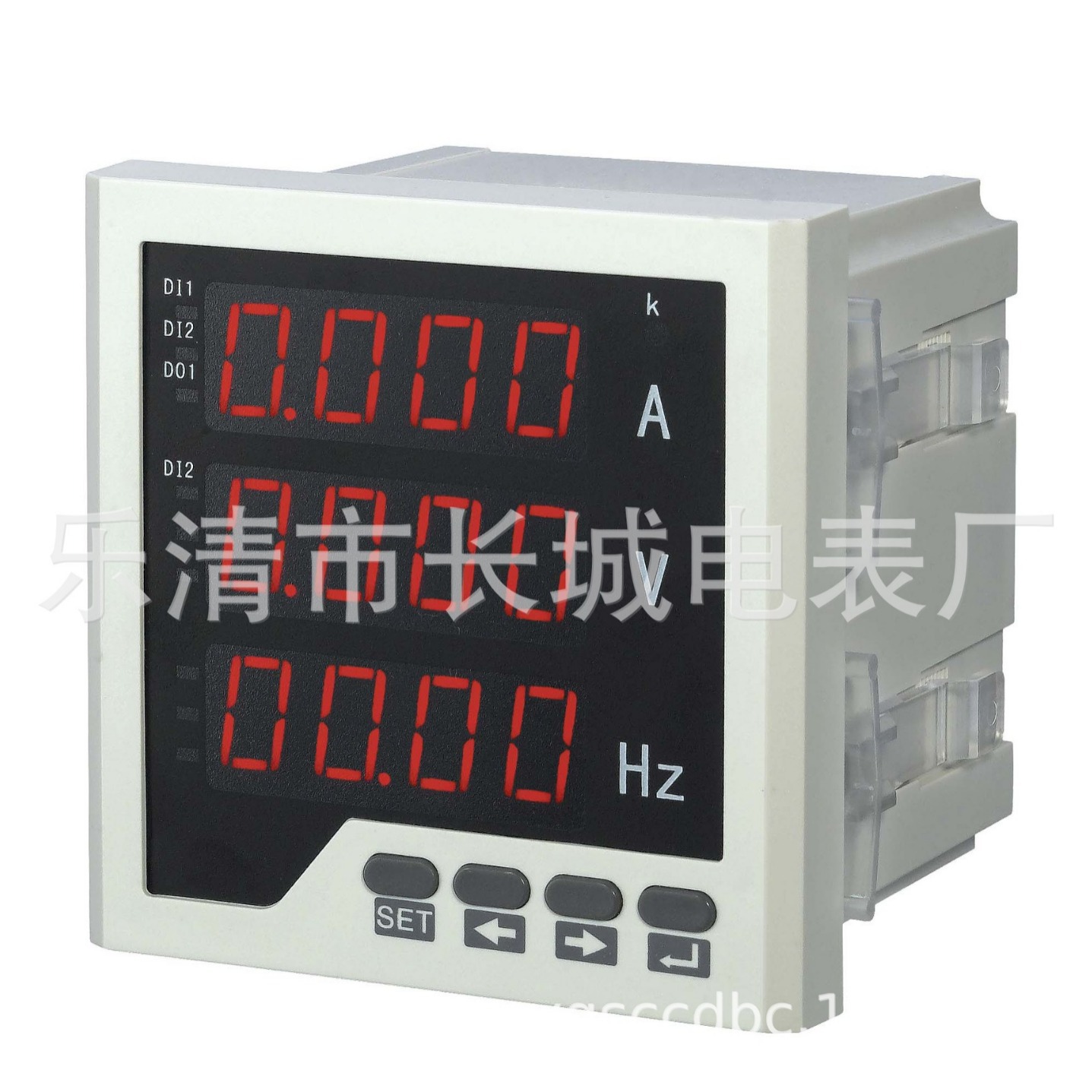 长城电表厂 SX96-A V HZ 单相交流电流电压频率组合表 开孔92*92