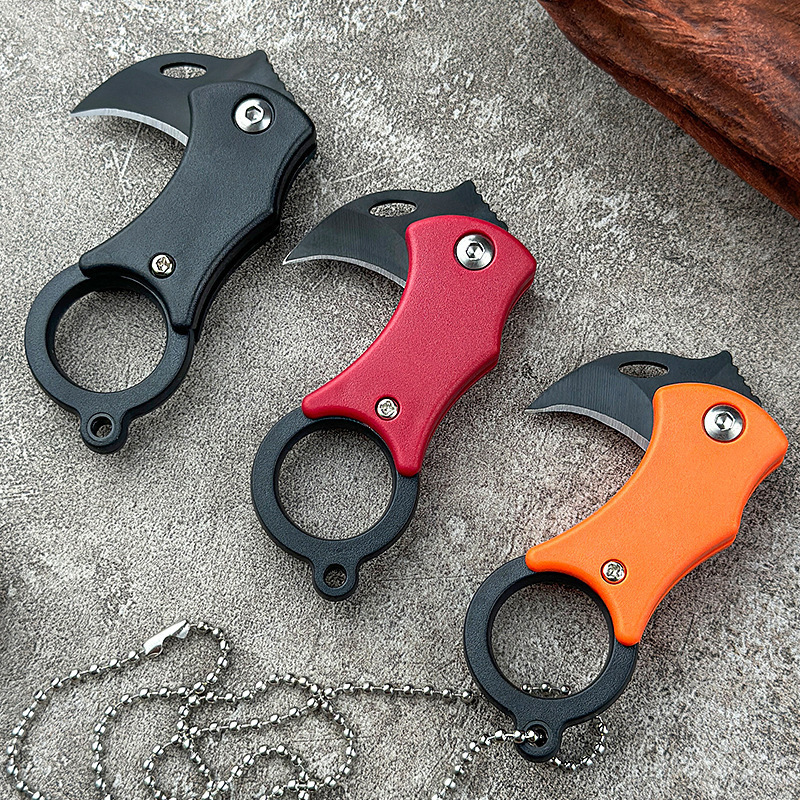 Mini cuchillo de garra al aire libre portátil, cuchillo de garra plegable, cuchillo de llaver portátil, cuchillo de protección al aire libre image 3