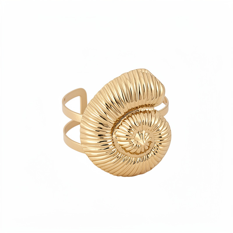 Europa y Estados Unidos metal plegado retorcido pulsera caracoles de moda transfronteriza creativa pulsera nicho alta sensación exagerada joyas image 6