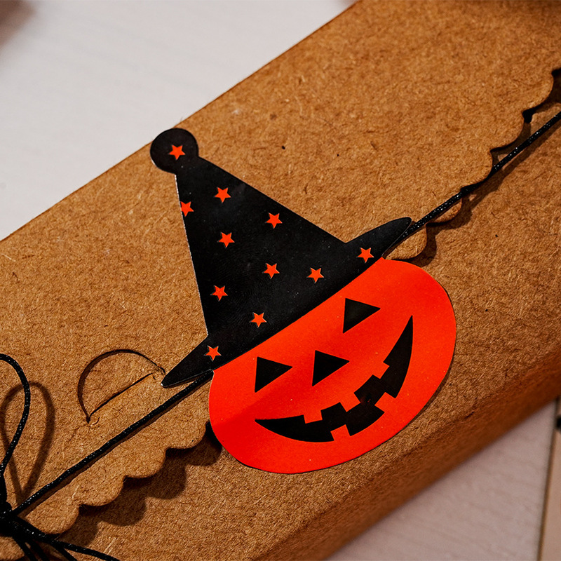 6枚の価格のハロウィンの異形のカボチャのステッカーの贈り物の装飾のシールはdiy漫画のシールのラベルを貼ります。|undefined