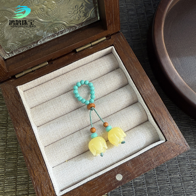 Hand-Woven Second-Generation Beeswax DIY Accessories, Beaded Jewelry, Bracelet Spacers, and Decorative Pendants