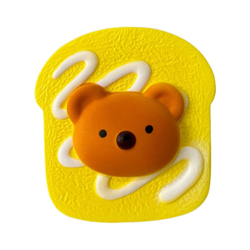 Мягкие игрушечные булочки Squishy, реалистичные антистресс‑булочки с молочным ароматом, набор форм