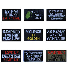 3D Embroidered Floral Fabric Decal Magic Outdoor Supply Amazon Bag Matching Embroidered Floral Fabric Decal Chest Straps Arm Badges Magic