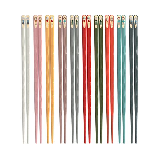 High-end high-temperature resistant individual serving chopsticks, character alloy chopsticks, popular model, anti-slip, anti-mold, home use chopsticks, wholesale manufacturer