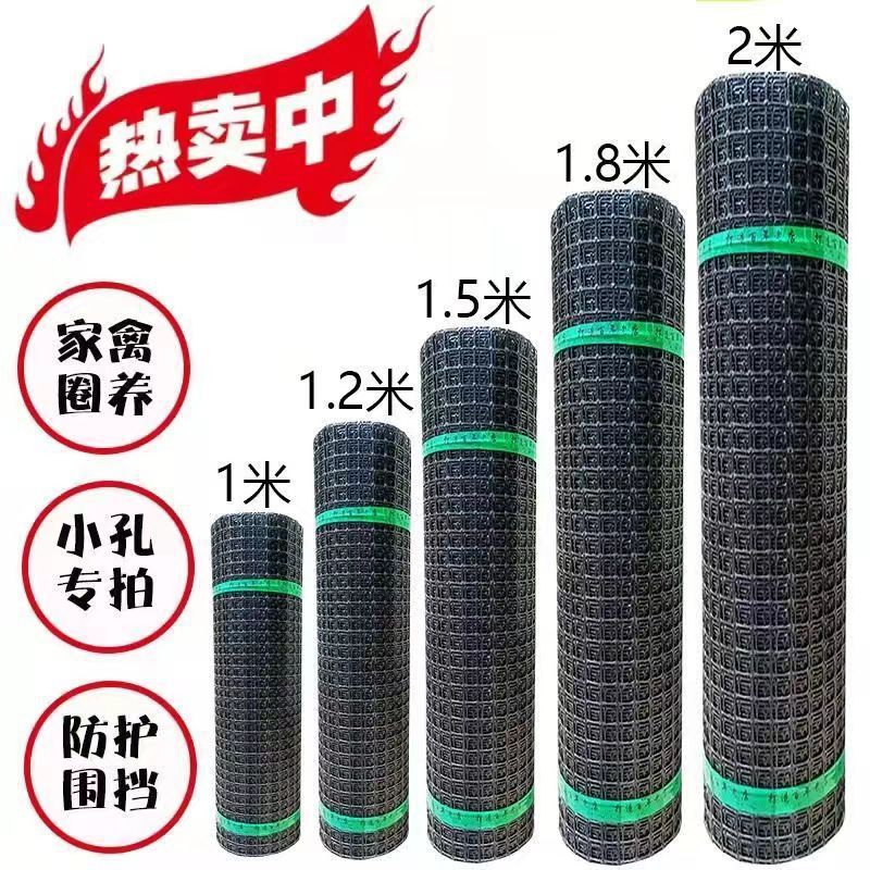塑料网格防护养殖网家用菜园鱼塘拦鸡网子户外玉米网养鸡围栏网