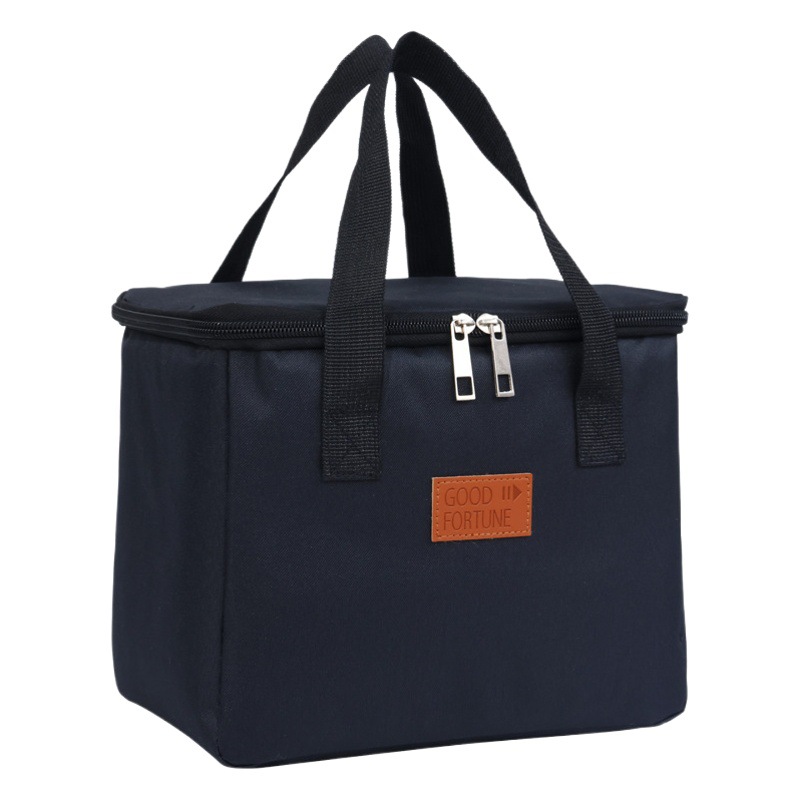 Bolsa de almuerzo bolsa de almuerzo portátil aislada bolsa de almuerzo impermeable y a prueba de aceite para estudiantes, bolsa de picnic de papel de aluminio para trabajadores de oficina