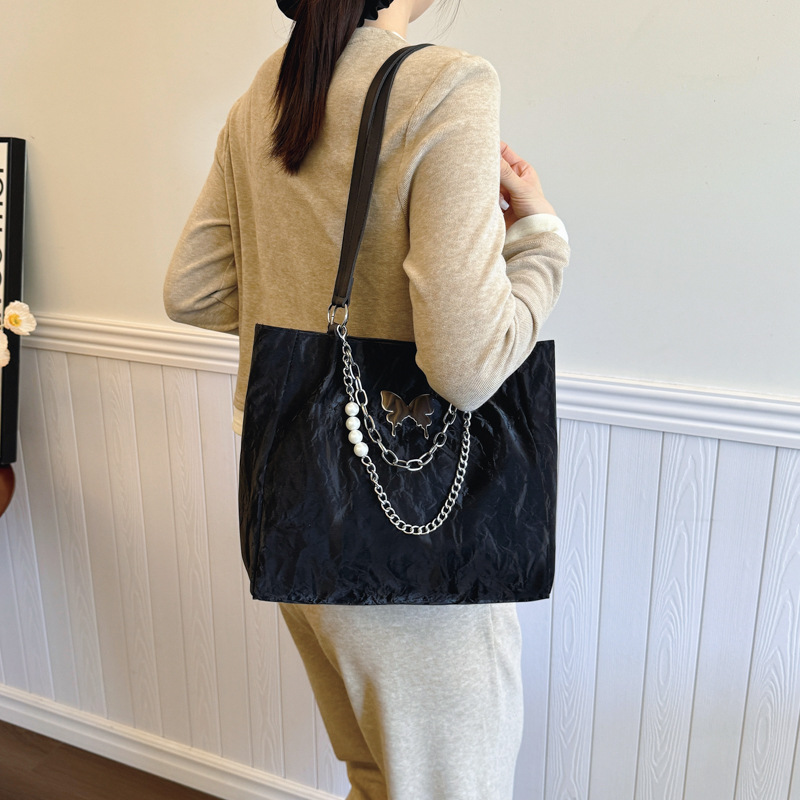 Bolsa de viaje para mujeres 2024 nueva bolsa de verano de plata para mujeres bolsa de hombro para estudiantes universitarios