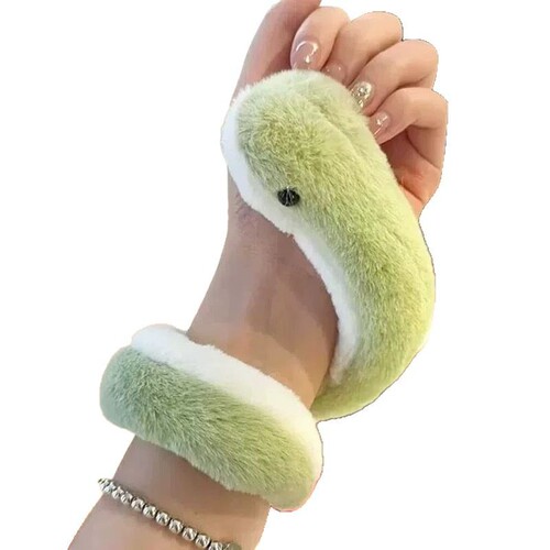 Cute Little Snake Plush Toy, Children's Fuzzy Doll, Green Snake Stuffed Animal, Sofa Living Room Decor, Snake Year Good Luck Charm