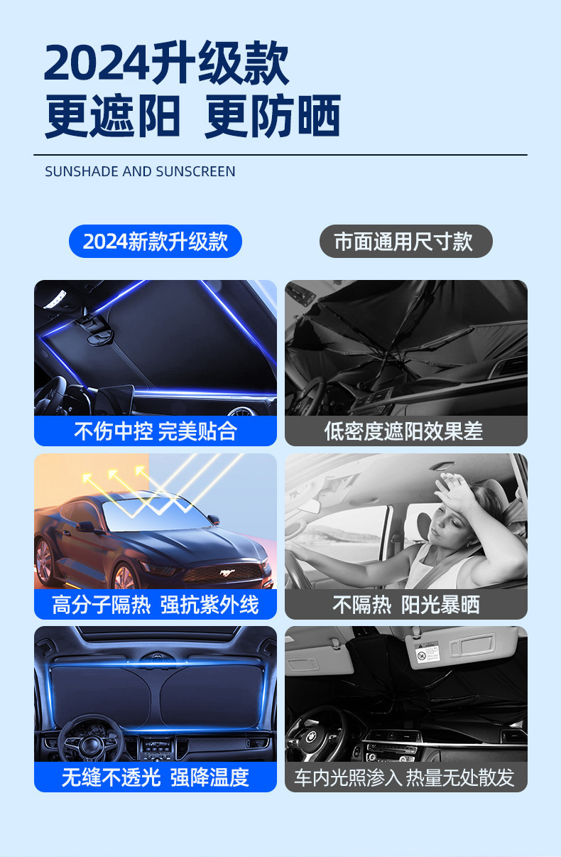 Car Sunshade Sun Visor Car Interior Mesh Curtain Suction Cup Sun Side Window Car Window Shading Sun Protection and Heat Insulation