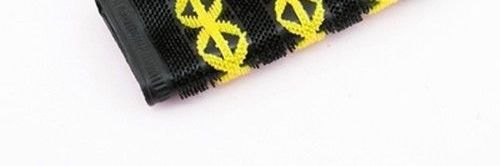 Motorcycle handlebar covers, suitable for electric vehicles, caterpillar design, non-slip rubber, thickened, waterproof, four-piece set, green, default option