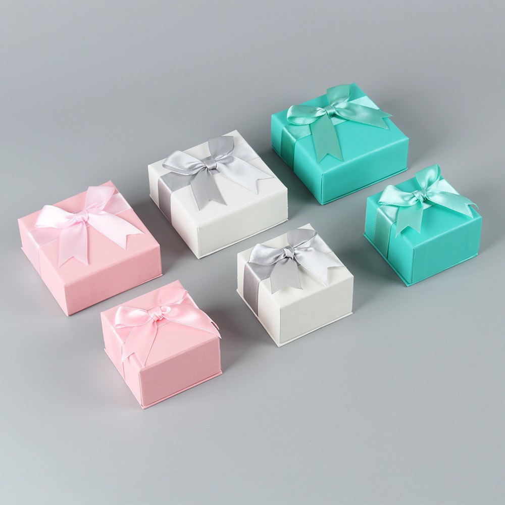 多尺寸蝴蝶结包装盒戒指项链手链饰品手镯盒首饰盒珠宝首饰盒套装