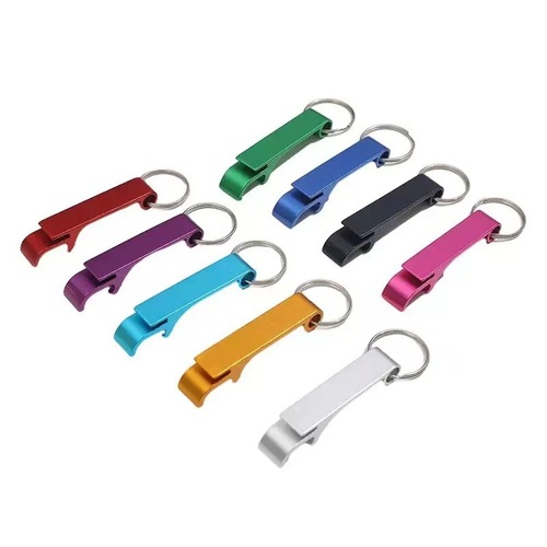 Multifunctional Aluminum Alloy Beer Opener Bottle Opener Keychain Portable Can Opener Can Opener Portable Wholesale