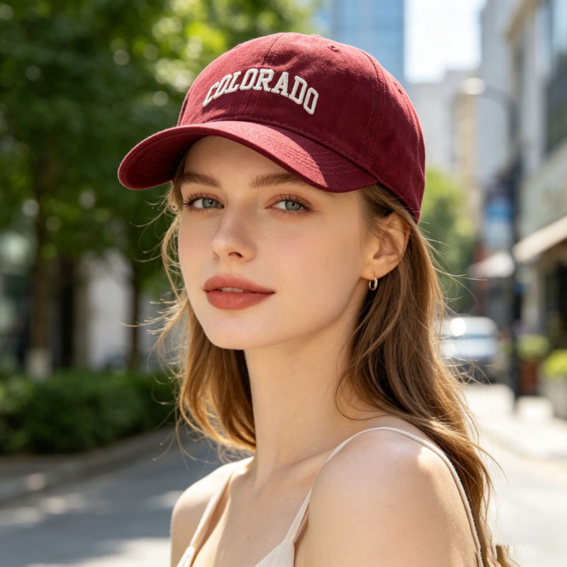 Korean Style Peaked Cap, Deep Top, Large Head Circumference Hat, Women's Spring & Fall Versatile Face-Showing Small Fashionable Wide Brim Plus Size Baseball Cap