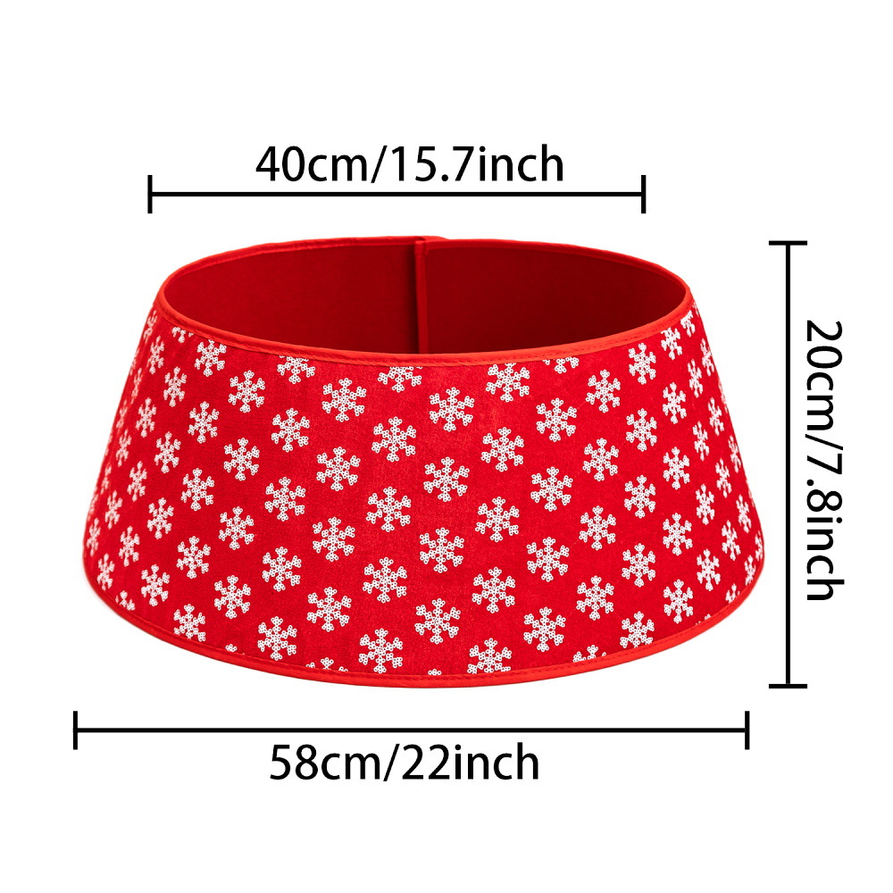 Nuevos copo de nieve de Navidad árbol de Navidad collar valla decoración escenas de diseño accesorios artesanías