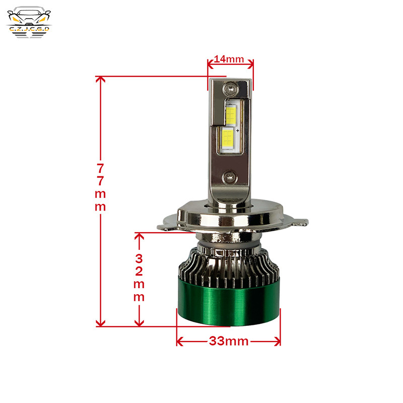 Ventas calientes de alta calidad led de alta potencia un solo tubo de cobre faro de automóvil led faro accesorios de faro súper brillante