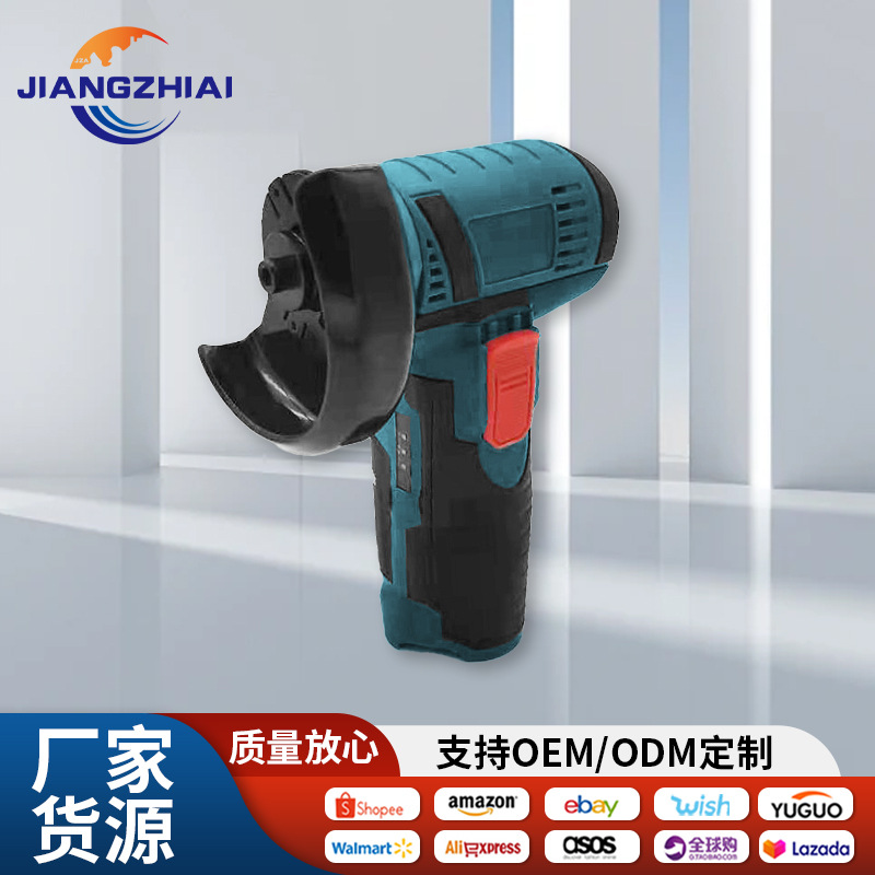 跨境3寸锂电迷你角磨机家用打磨机手枪式切割机木工家用抛光机
