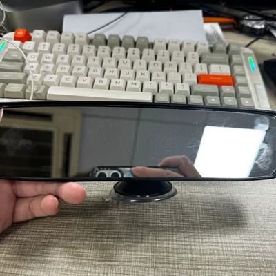 interior rearview mirror auxiliary lens: Large field of view rear view auxiliary mirror