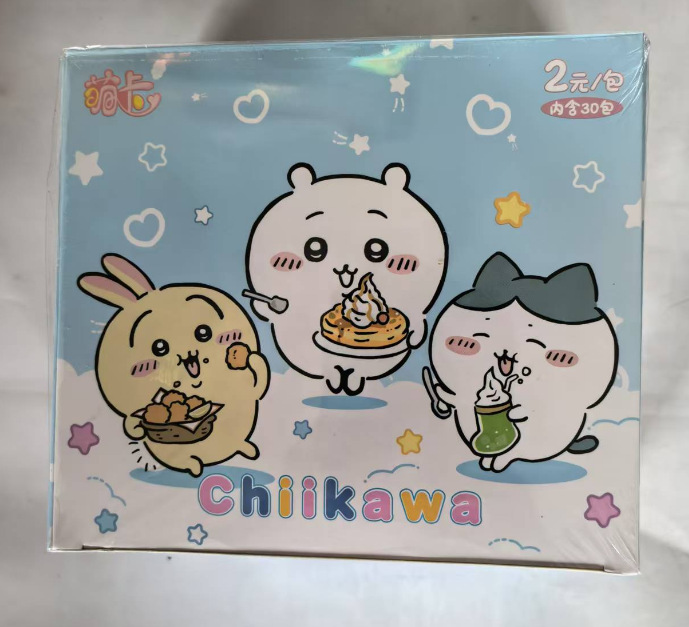 Tarjetas de colección de tarjetas Jiikawa tarjeta flash completa 1 yuan paquete de 3 balas de una caja completa de tarjetas de coleccionista Usaki Dolor oso infestación de tarjetas periféricas