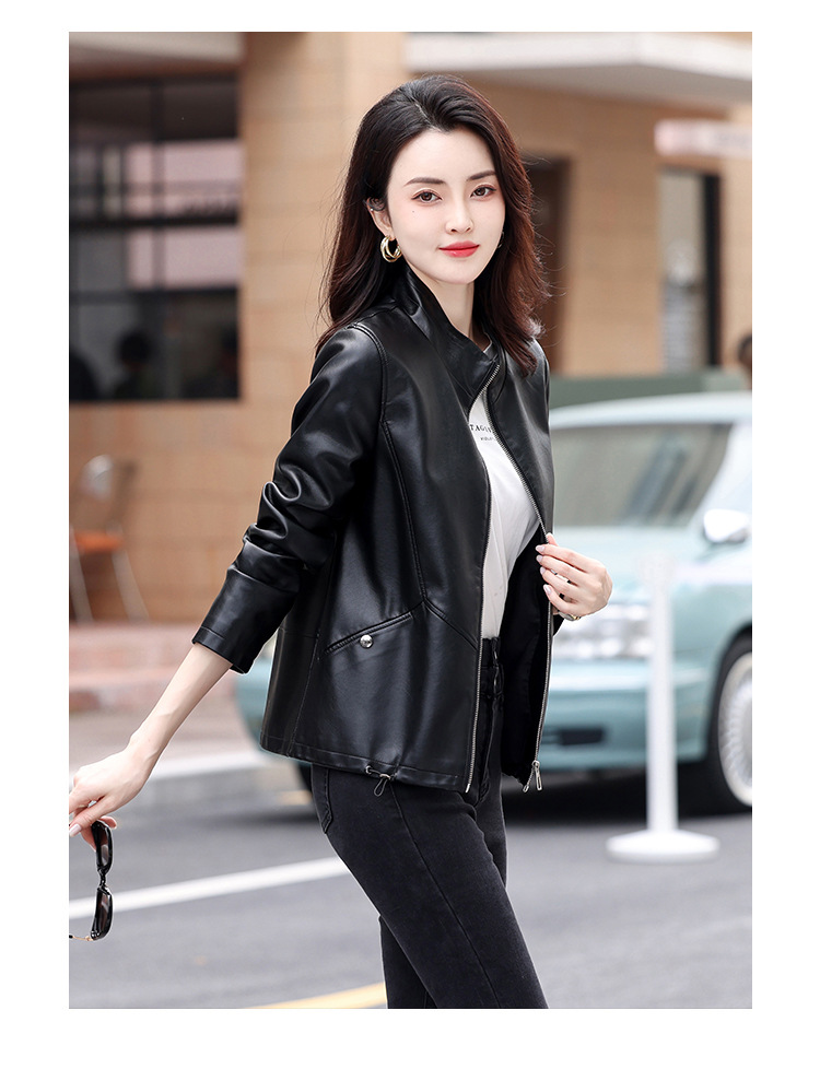 D3532 1520K ÁO DA NỮ HEFTDTH BIG SIZE NGOẠI CỠ MÙA XUÂN THU ĐÔNG PHONG CÁCH HÀN QUỐC THỜI TRANG NỮ G04 SẢN PHẨM MỚI