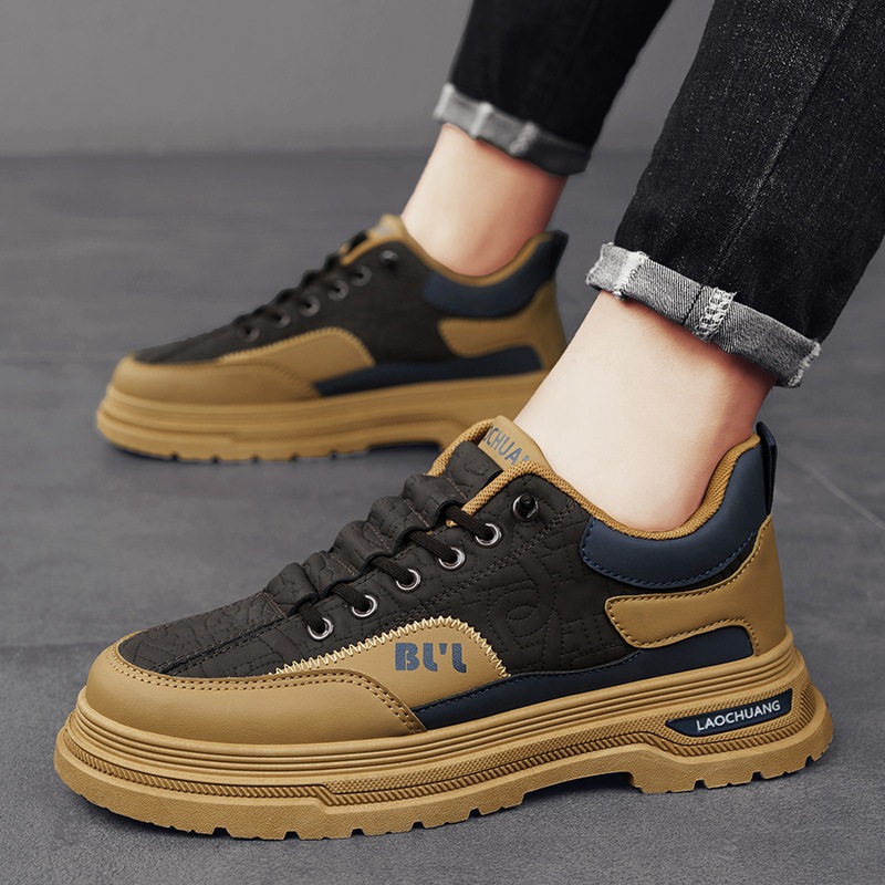 Zapatos de moda Martin para hombres británicos retro zapatos de skate otoño 2024 nuevos zapatos deportivos casuales bajos para hombres