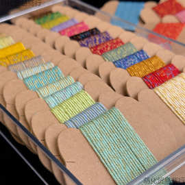 加金手搓棉线1.0mm3米装无弹文玩穿珠藏式手绳流苏编绳【可烧结】