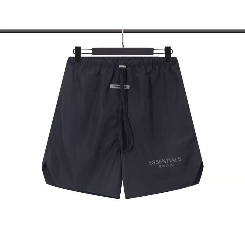 Summer Thin Nylon Shorts Reflective Unisex Couple Knee-Length Shorts Trendy Casual Pants
