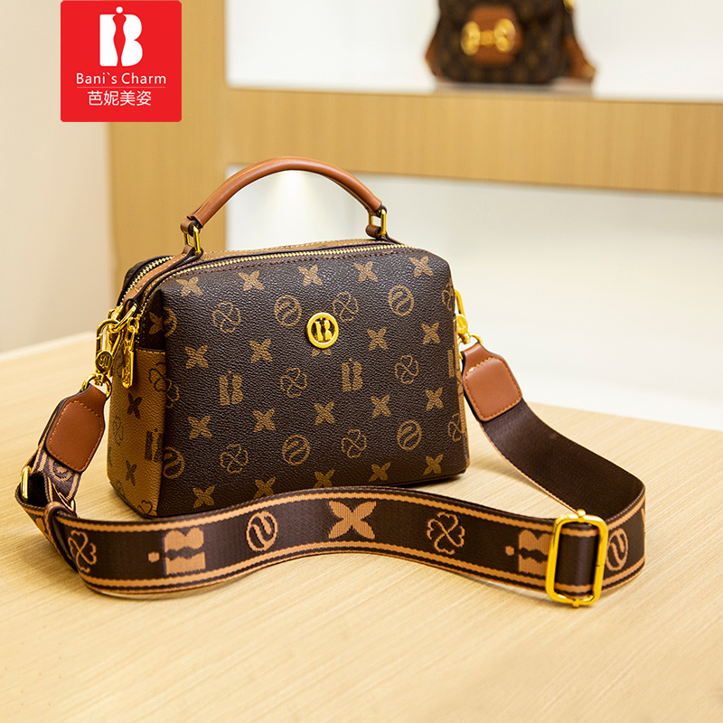 Bani meizi nuevo presbicia almohada bolsa doble cremallera bolso de gran capacidad bolsa de mensajero para las mujeres [en stock generación]