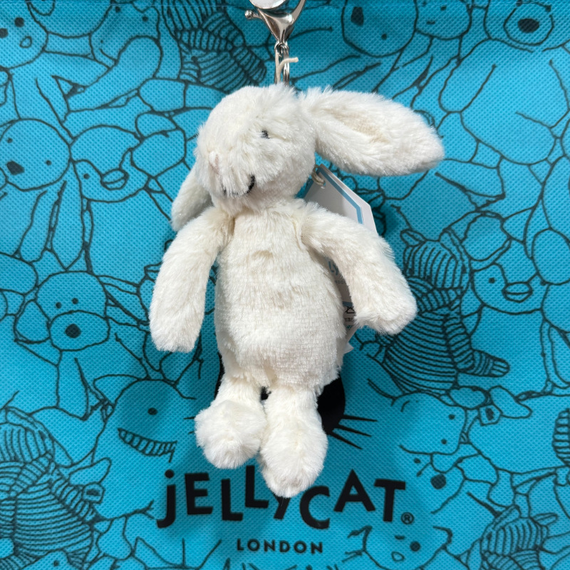 Solid color white rabbit pendant