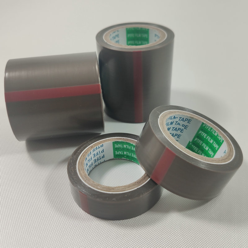 厂家批发PTFE特氟龙膜胶带 绝缘特氟龙高温布封口机隔热胶带