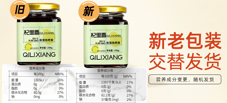 Autumn Pear Loquat Paste Ready to Eat Traditional Herbal Fruit Paste 250g Bottle overview