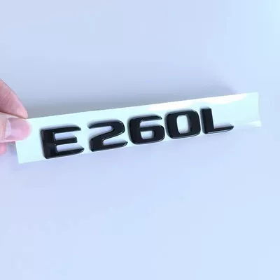Car logo, Mercedes-Benz E-Class E300L emblem - standard-e260l-black-label