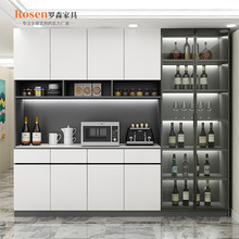 板材隔断柜现代简约客厅靠墙储物柜家用餐厅柜轻奢收纳整理柜柜子