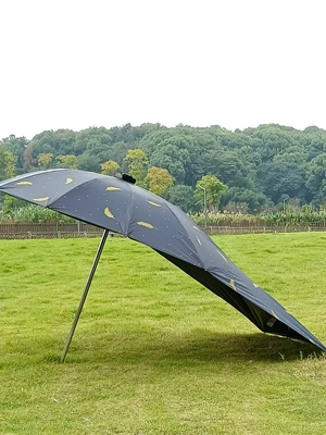 Elektromobil üçün ön şüşə çətiri (günlük), Battery Bike Umbrella, Sunshade Umbrella - black-feather-extended-style-vinyl-single-umbrella-default-item