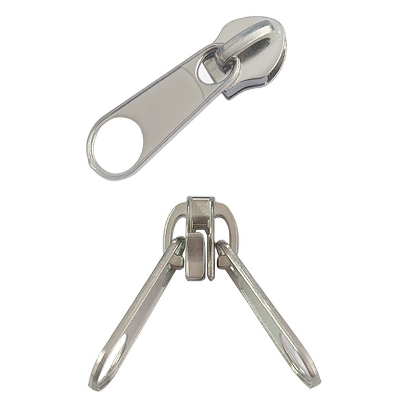 Оптовая Продажа с фабрики № 3, № 5, № 8, № 10 нейлоновый слайдер багажная подушка пододеяльник с двойной вытяжкой из цинкового сплава на молнии