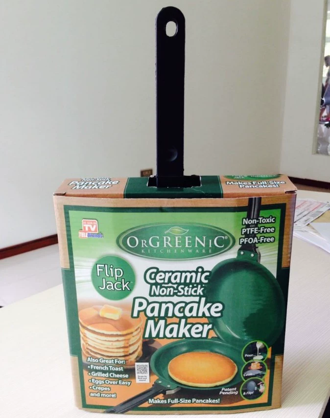 Flip Jack Pan керамическая блинная пирожная TV Мексиканская машина для торта