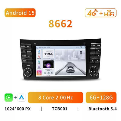 Carplay Car Navigation Universal – DVD Navigation - 8662-android-15-8-core-6g128g-7inch