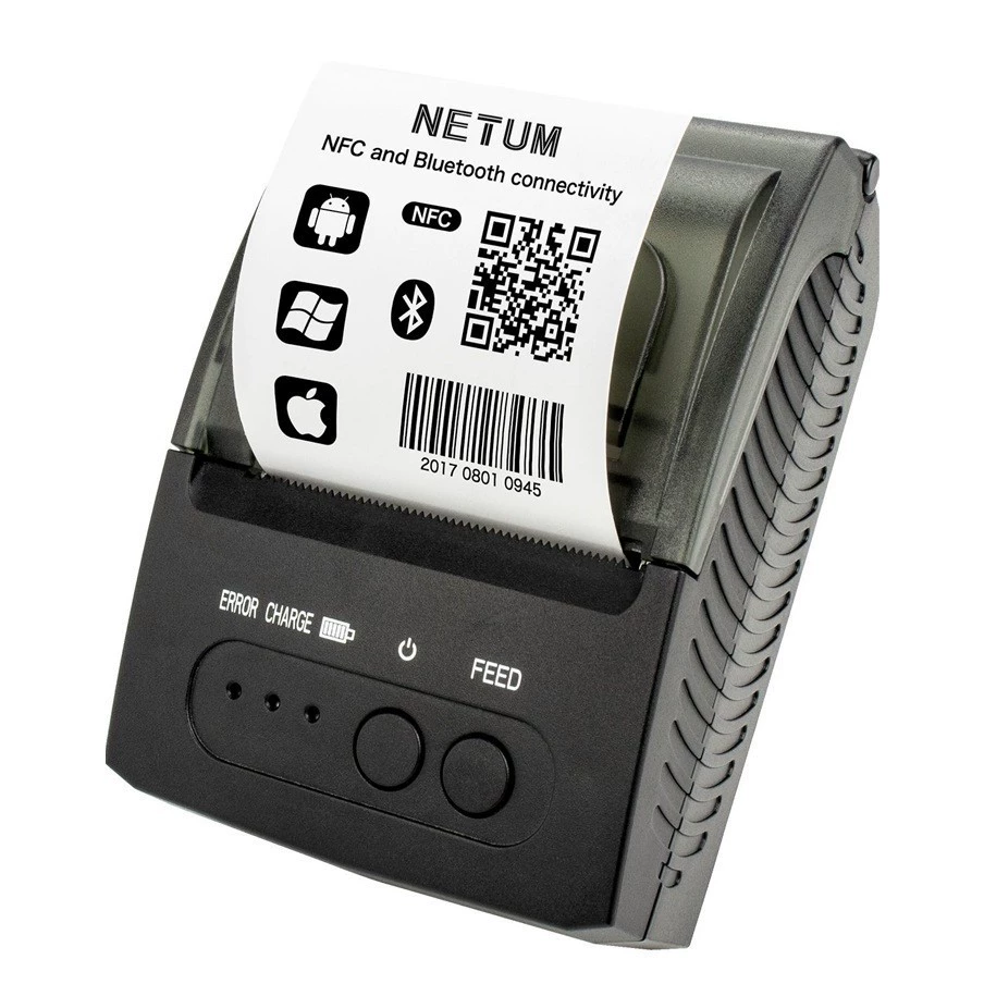 Прямые поставки с завода термопринтер 58 мм портативный ручной Bluetooth-принтер для чеков Meituan для доставки еды.