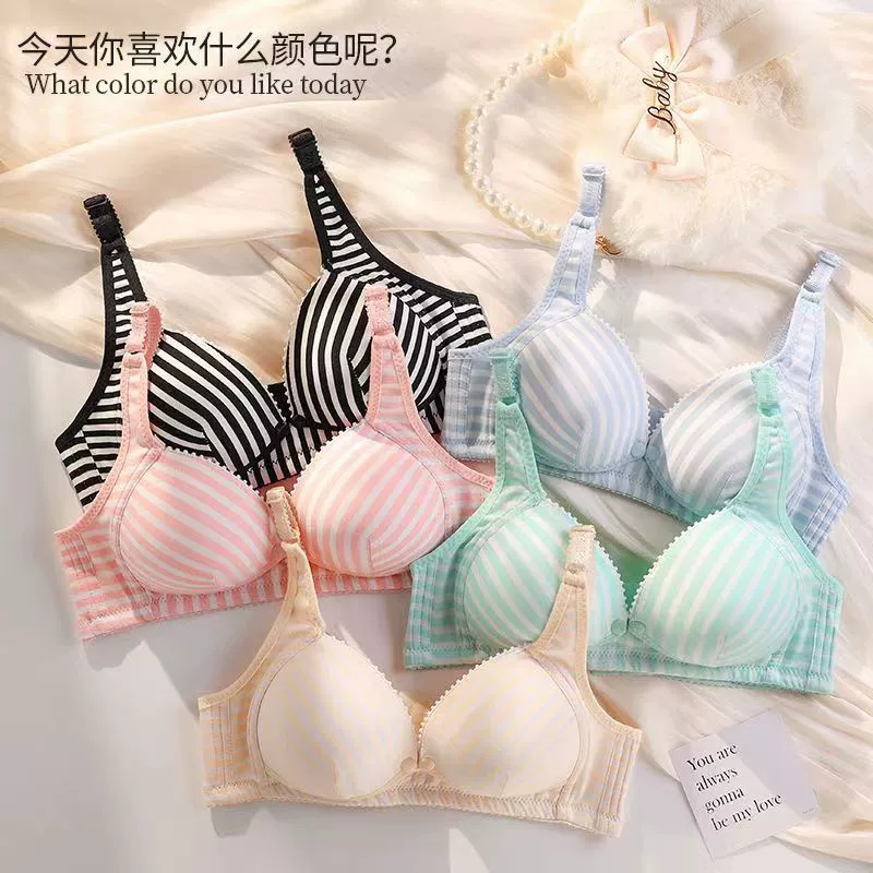 Летнее женское белье среднего возраста, простая тонкая форма, удобный хлопковый размер чашки, в наличии, нижнее белье для кормления грудью