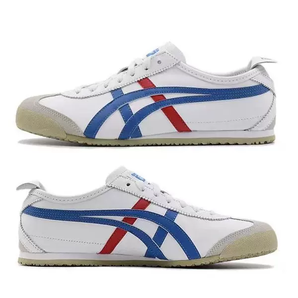 Classic white and blue color [leather]