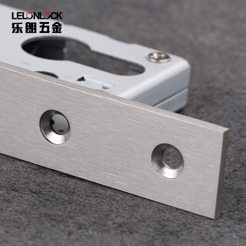 Fábrica directa de gancho de puerta deslizante estándar europeo 30 / 50 margen de acero inoxidable cuerpo de bloqueo de gancho único engrosado cuerpo de bloqueo de gancho