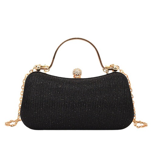 Banquet bag dinner bag women's chain shoulder metal handbag diamond light luxury fashion ins evening dress women's bag