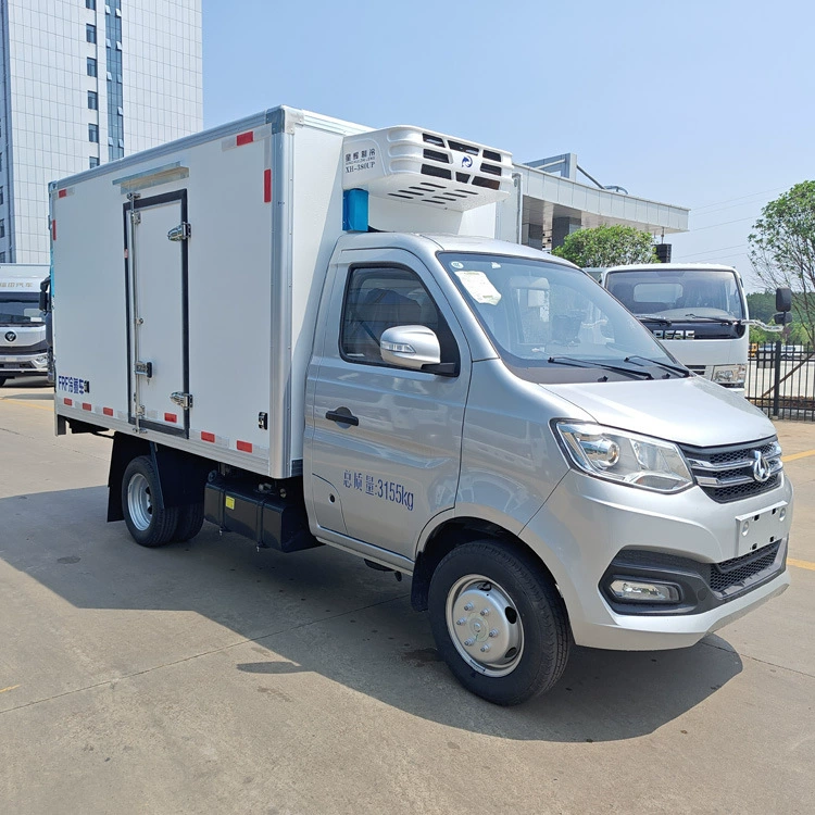 Рефрижератор Foton Jiatu синего цвета, грузовой холодильник, для перевозки вакцин холодовой цепи, контакт производителя