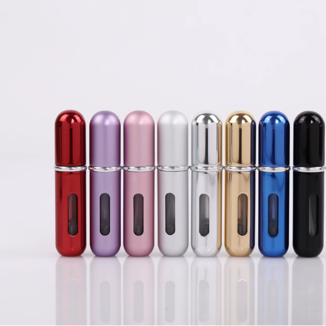 5 м нижний флакон для духов Электрохимический алюминиевый флакон для духов Портативный флакон-распылитель Металлический Алюминиевый мини-розлив