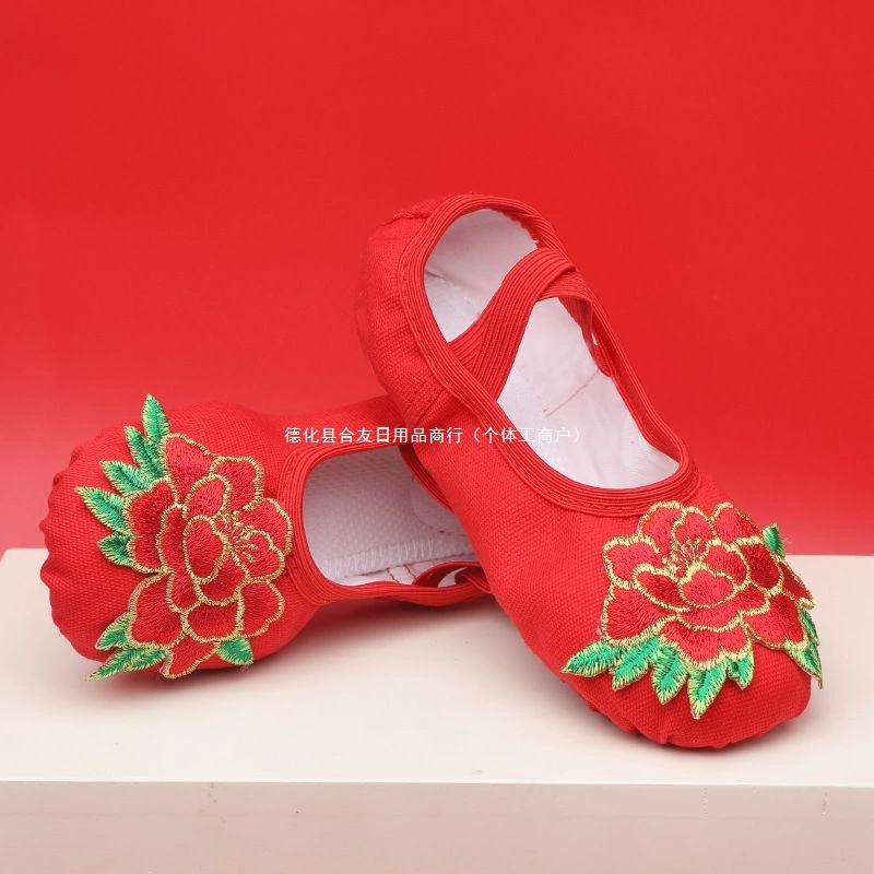 Детская и взрослая квадратная танцевальная обувь Yangko для латинских танцев, туфли с кошачьими когтями на мягкой подошве, обувь для балета, хлопковая обувь для девочек