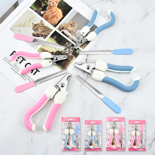 Pet nail clipper dog nail clipper stainless steel nail clipper pet clipper cleaning nail clipper tool