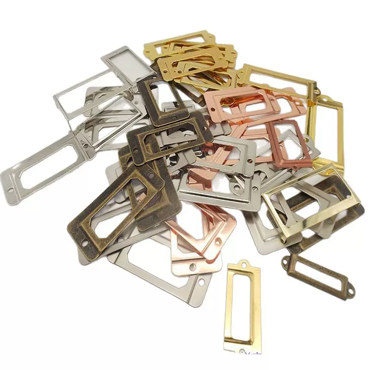 厂家供应柜门标签框  名片框拉手 不锈钢名片标签框 五金配件