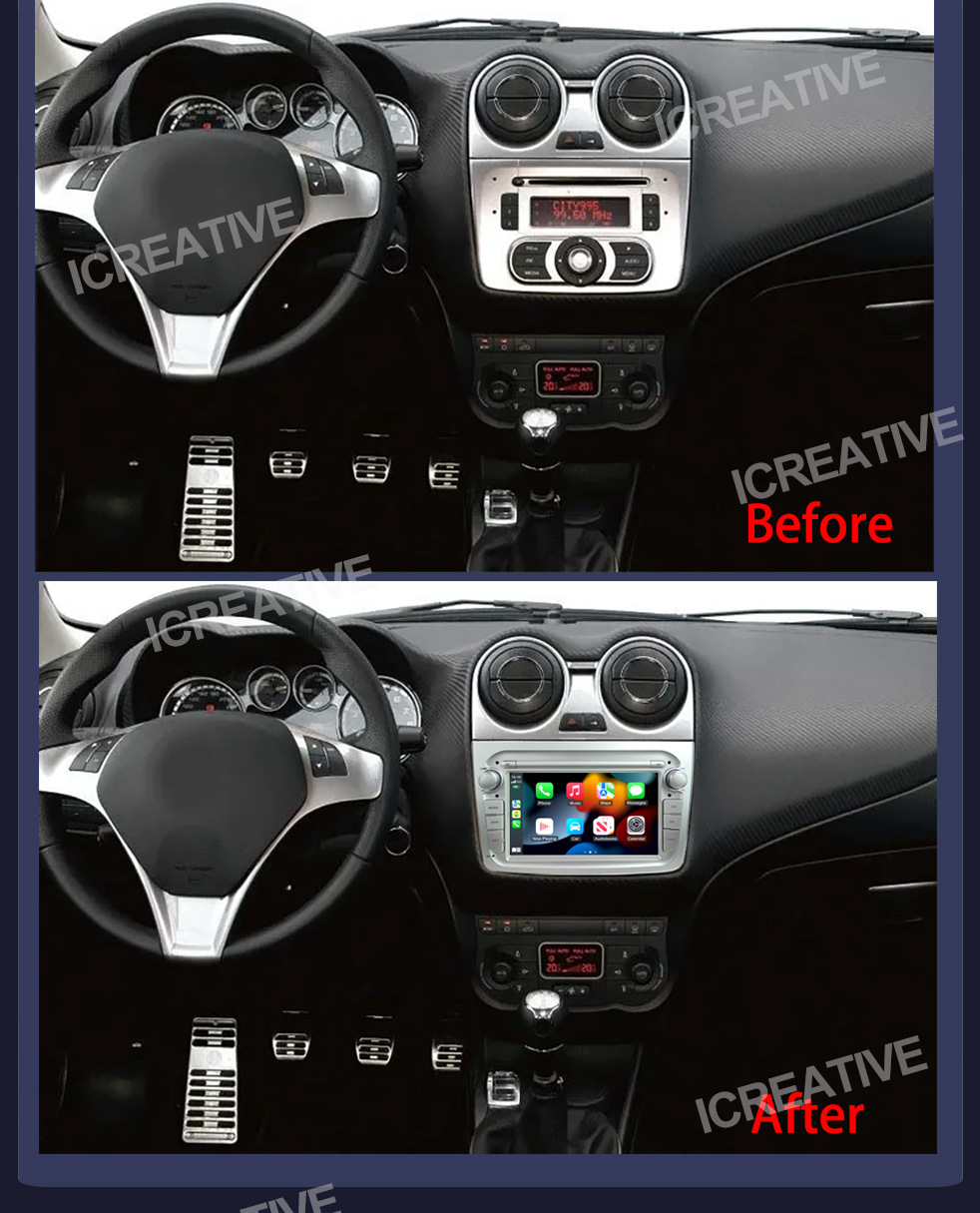 Suitable for 7inch Alfa Romeo Android Car Smart Gps Bluetooth Wireless Central Navigation All-In-One Machine