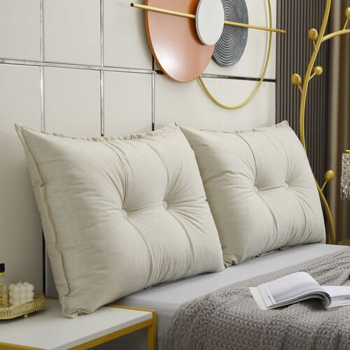Technological cloth bedside cushions, tatami soft-covered headboards, double back cushion combination sofa cushions, removable and washable